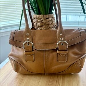 COACH Tobacco Leather Satchel Handbag Y2K 2004- Women Bags 🤎